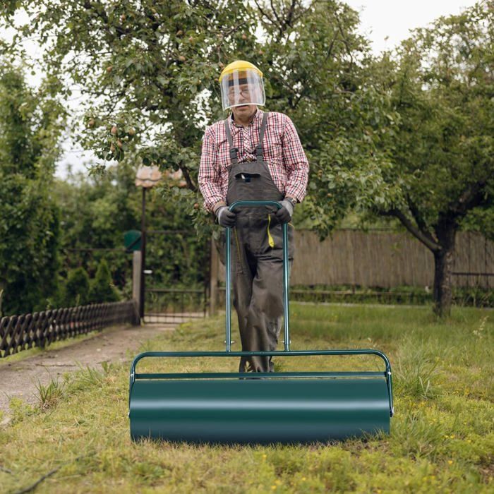 KOTARBAU® Rouleau à Gazon Pour Jardin - Pour Une Pelouse Impressionnante - Enfin, L'environnement De Votre Maison - Idéal Pour Les Travaux Manuels (80 X 28 Cm