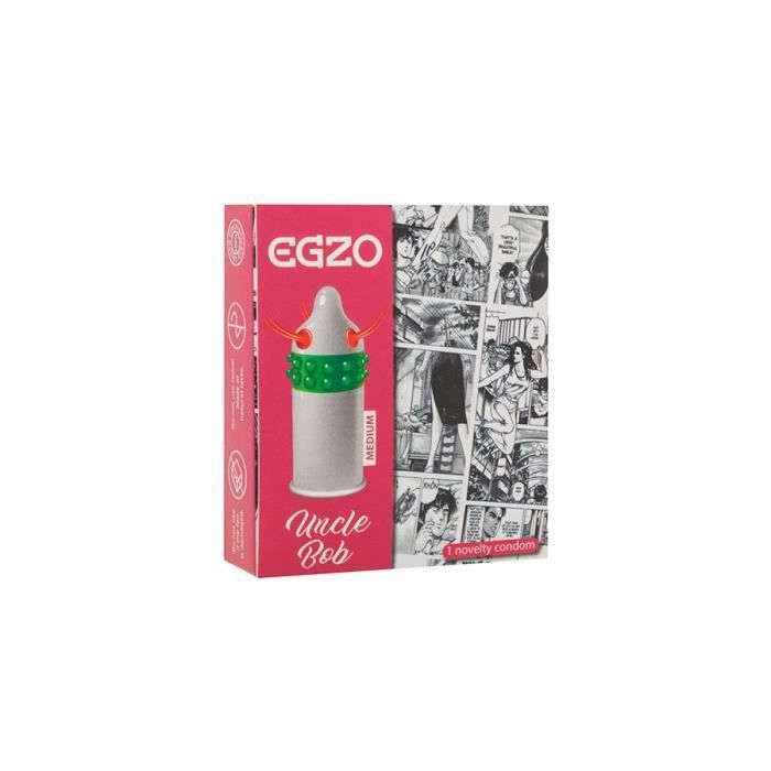 Préservatif Egzo Dulce Bombero Avec Passepoil - Taille Medium - 1 Pièce - Neuf