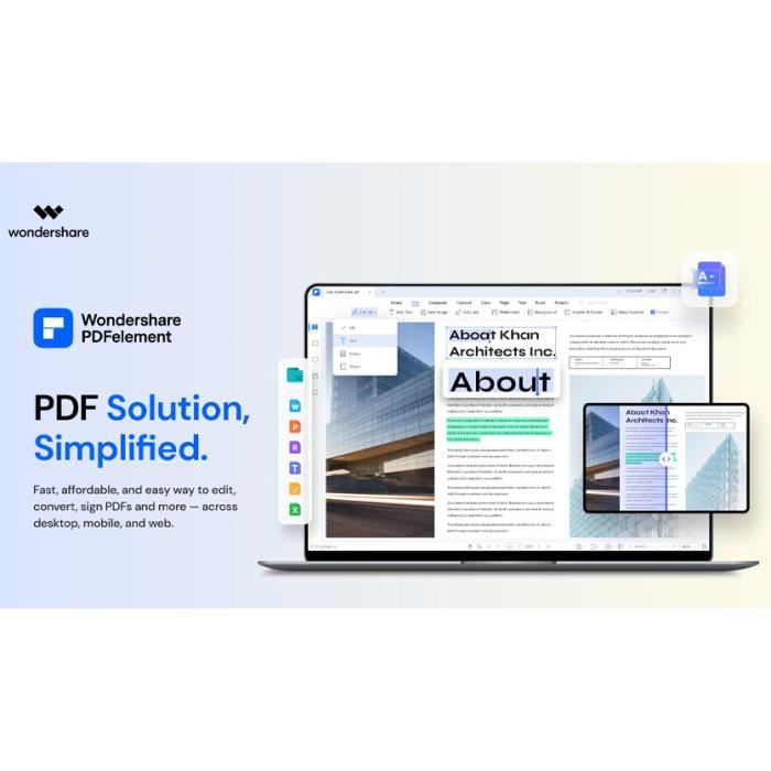 Wondershare PDFelement Pro 10 ACTIVATION À VIE EMAIL LIVRAISION EXTRA ...