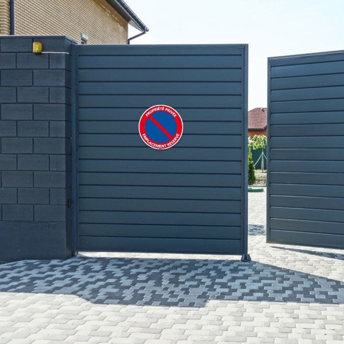 Plaque Adhésive Réservé – Panneau Signalétique 150x50mm – étiquette Auto-collante