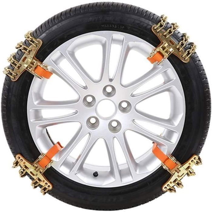 Chaînes à Neige Universelles Pour Pneus 165 à 285mm De Large - Kit Complet Neuf