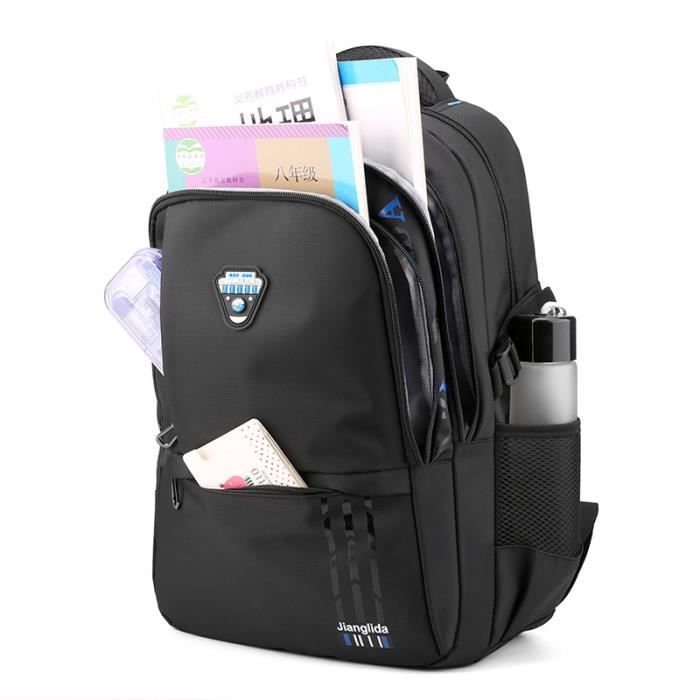 Collegien ecolier primaire sac d ecole garcon grande capacite sac a dos etudiant cartable impermeable nylon bleu Cdiscount Bagagerie Maroquinerie