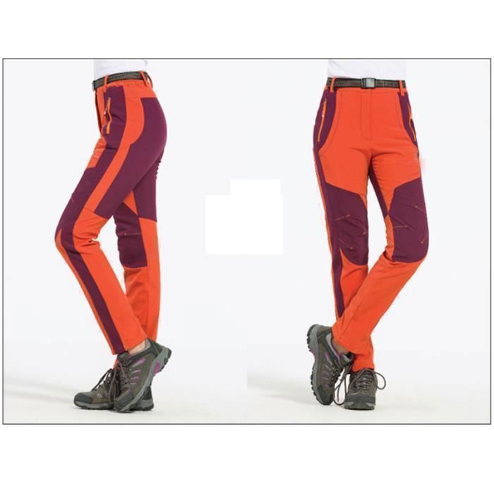 Pantalon Softshell Homme Femme Randonn e Hiver Automne Doubl e