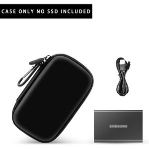 Étui De Protection Pour SSD Samsung T7 - Noir - Transport Et Stockage Sécurisé