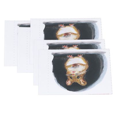 Autocollants Muraux Phosphorescents Souris - 12 Stickers Amovibles - Déco Drôle Pour Chambre, Salon Ou Plinthes - 3