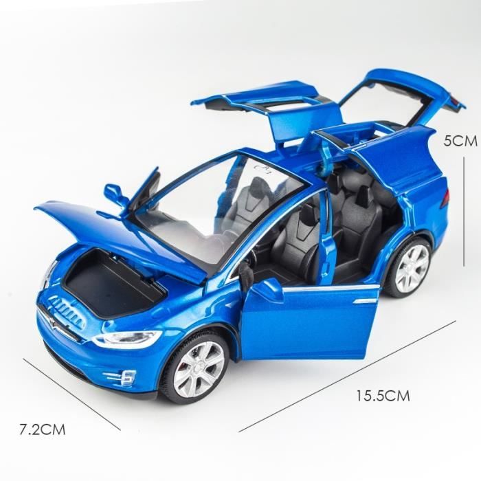Universal - 1: 24 Tesla Model X Alliage Modèle Jouet de voiture pour  enfants 1/24 Grande taille Moule Jouet de voiture pour enfants Cadeau  d'anniversaire de Noël pour les garçons