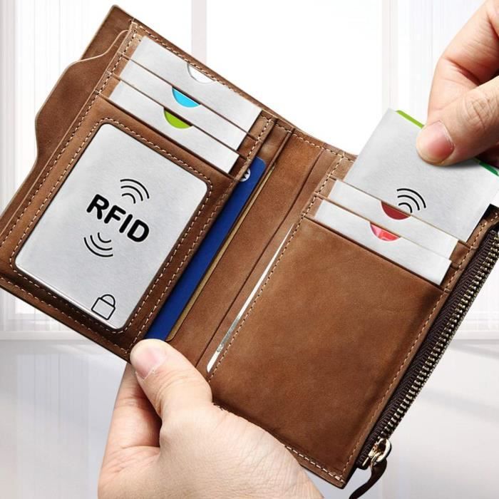 Etui protecteur pour carte bancaire Etui Carte Bancaire Anti Piratage Anti RFID Protection Carte Bancaire 6.3 9.1cm 10pcs Blanc Cdiscount Bagagerie Maroquinerie