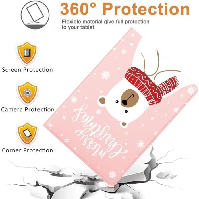 Housse ProCase En Simili Cuir Pour Galaxy Tab S2 9.7 (T810 T813 T815) - Étui De Protection Avec Réveil Automatique Et Angles Ajustables - Noir