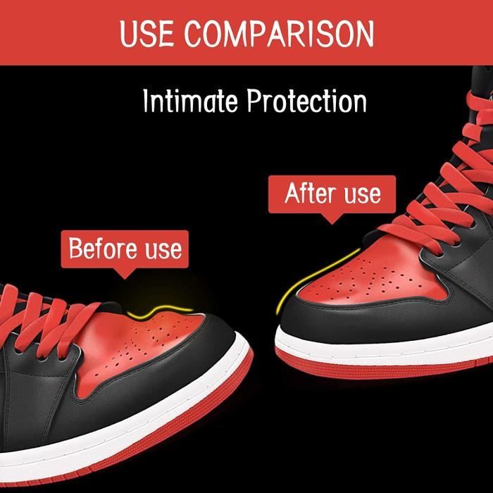 Protège-orteils Anti-pli Lavable De Chaussures De Sport 1 Paire