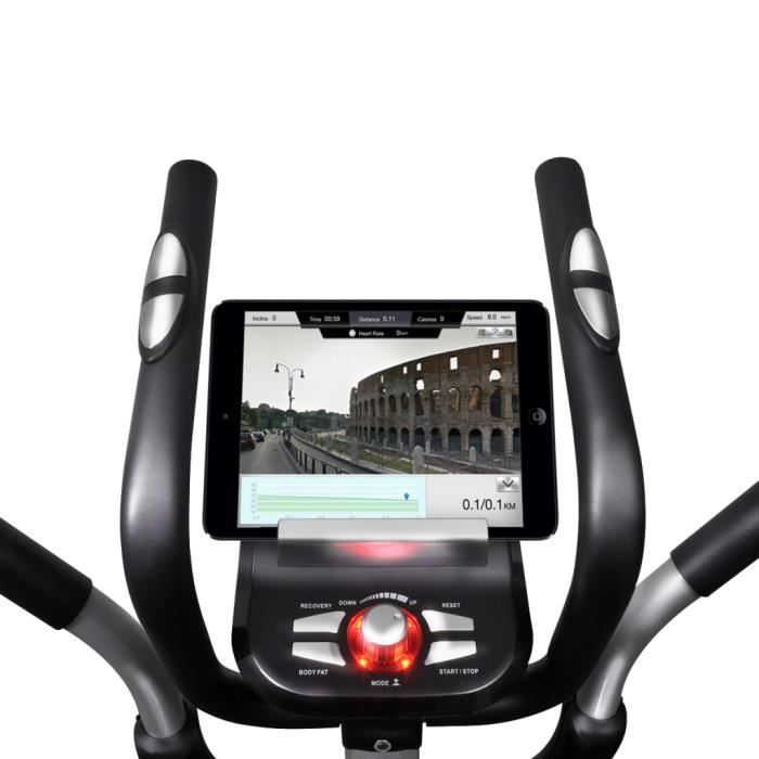 VidaXL Velo elliptique programmable XL Masse en rotation 18 kg Cdiscount Sport