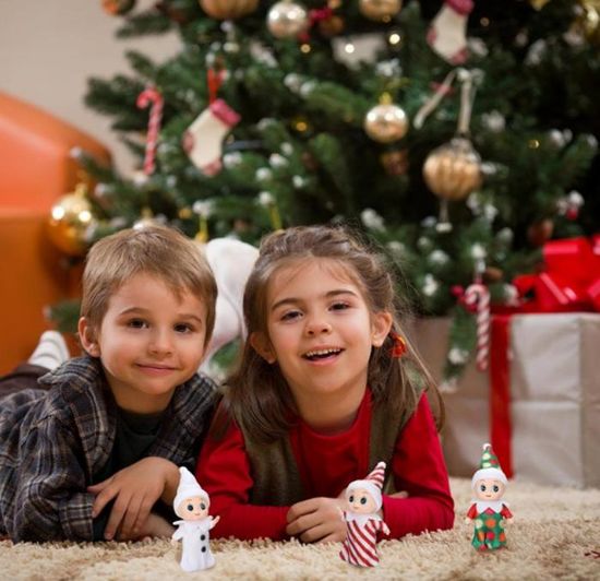 Ensemble D'accessoires Pour Poupée Elfe, Mini Kit D'Elfe De Noël Décorations Avec Tablier Sac De