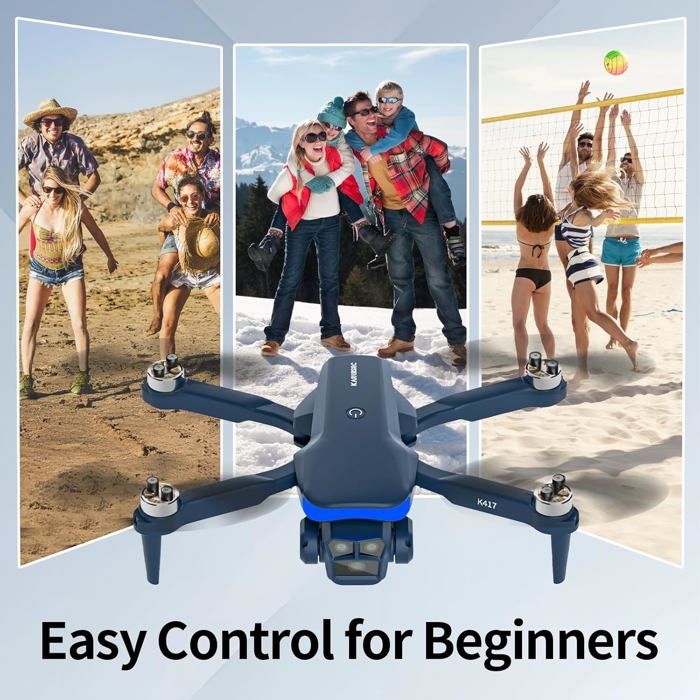 Flipper Enfant Drone Pour Débutants Et Enfants Gerbala - Caméra HD 1080P, Décollage Automatique