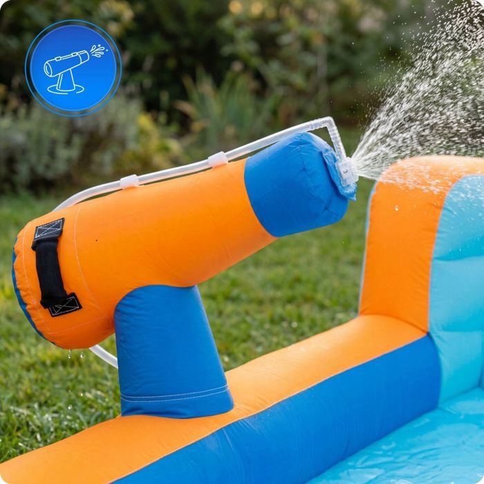 Toboggan avec triple vague et fontaine 230 cm Toboggan XL Slide Life Smoby