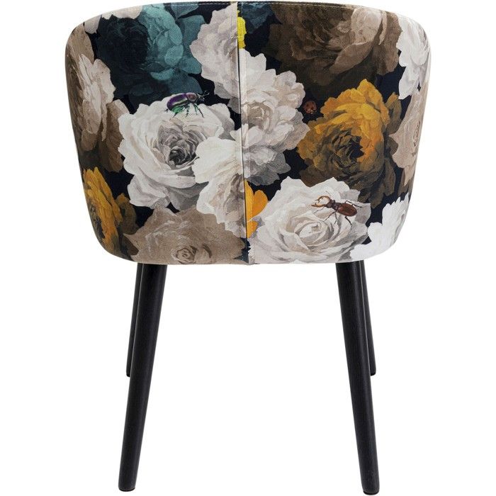 Chaise avec accoudoirs Pivoines jaunes Kare Design - Cdiscount Maison
