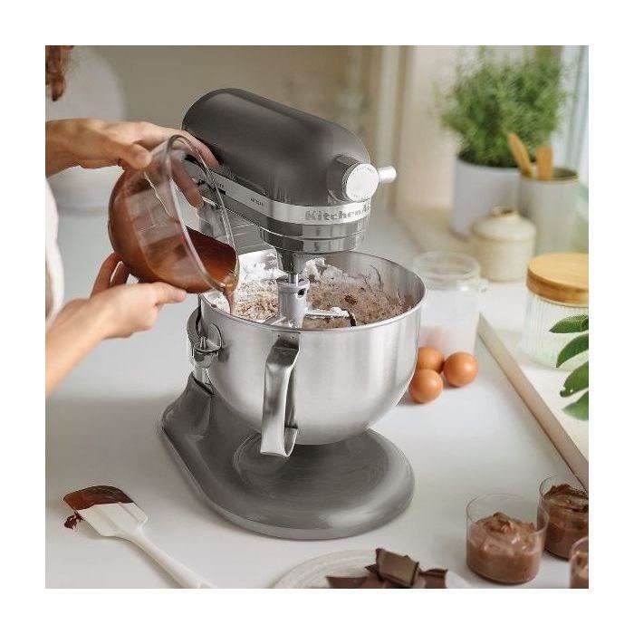 Robot Pâtissier KitchenAid Artisan - Tête Inclinable, Bol Inox 4,8L, 3 Accessoires - Lavande - 5