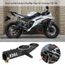 Tuyau d/échappement interm/édiaire de moto-syst/ème d/échappement complet de liaison de tuyau de moto pour Kawasaki Z900 2017-2018
