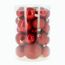 Lot De 2 Boules De Noël Grande Taille D15cm Rouge à Pois