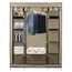 Armoire De Rangement Noire Dressing Penderie Xxl Tissu135 45 175