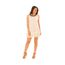 Robe plissée beige clearance