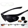 Kit Lunette de soleil SportsF/H UV400 + 5 verres de lunette de remplacement-0