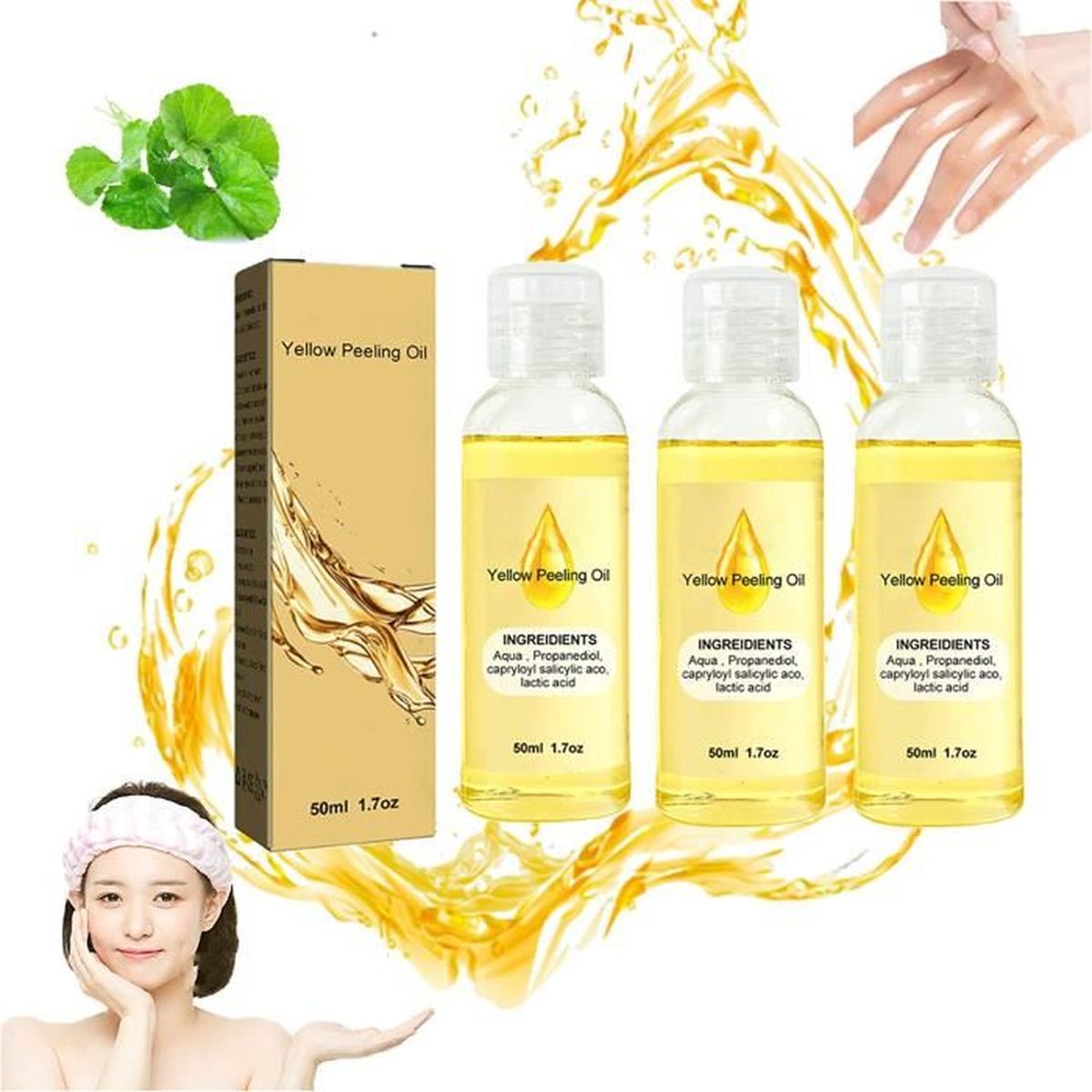 Olf Body Exfoliate Peeling Oil, Yellow Peeling Oil, Old Yellow Peeling