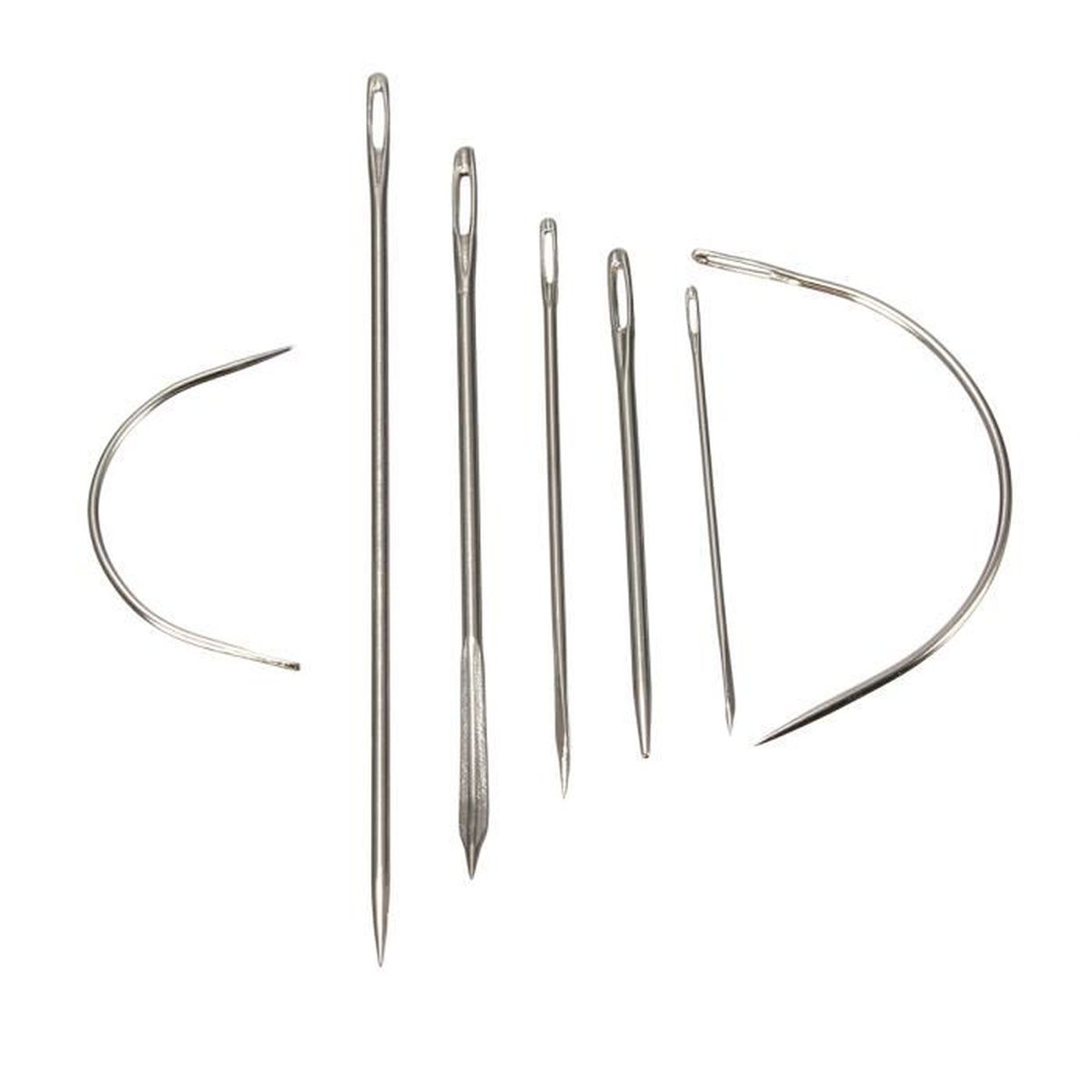 AIGUILLES A COUDRE ASSORTIMENT ACIER 55 pièces