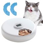 FAMINODE Distributeur de Croquettes Mangeoire Rotatif 6 Repas pour Chat Chien Programmable nourriture humide - Avec Minuteur et Sac de glace