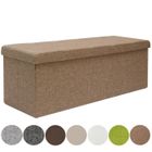 DUNEDESIGN Coffre de Rangement XXL pliante 110x38x38cm incl 2 cloisons 120L