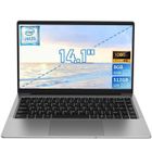 PC Portable Auusda 14.1" FHD 8Go RAM - 512Go SSD - Ordinateur portable - Intel Celeron J4125 - WIFI - Windows 11- Argent