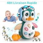 Jouet Musical Bébé 6-12 Mois,Jouet Musical Enfant 1 an,Jouets Rampants avec Musique et lumières,Jouet d éveil pour Enfant
