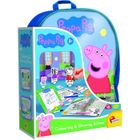 LISCIANI GIOCHI Sac à dos coloriage et école de dessin - Peppa Pig - LISCIANI