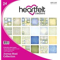 Set de 24 feuilles de papier scrapbooking 30,5x30,5 cm 'Joyous Noel' de Heartfelt Creations