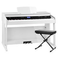 Piano numérique - Funkey - DP-2688A WH blanc brillant banquette set