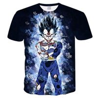 T-shirt pour enfants,Goku Vegeta T-shirt Dragon Ball Z T-shirts Enfants Bébé garçons Vêtements Japon Anime Costume Enfants Vêtement