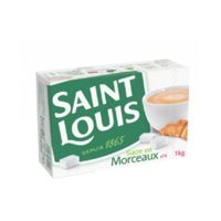 Sucre Morceaux n°4 Saint Louis 1kg/Boite 2 boîtes