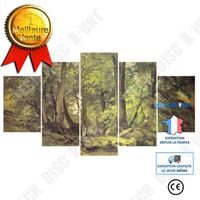 TD® 5 Pièce HD Imprimé Mur Art Photos Forêt Paysage Paysage Toile Peinture Pour Salon Décoration