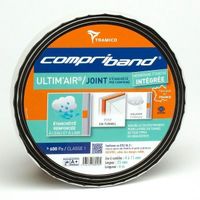 Compriband ® UTLIM'AIR, joint de mousse imprégnée, 6m, larg 25/ 4-11 mm TRAMICO - 1477440000.