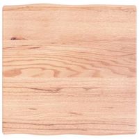 vidaXL Dessus de table bois chêne massif traité bordure assortie 363936