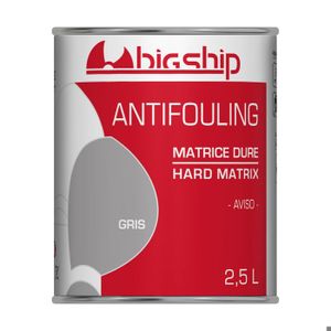 ANTIFOULING BIGSHIP Antifouling matrice dure Gris 2,5L