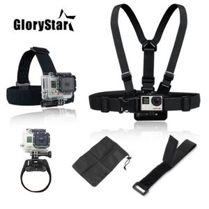 Pour GoPro accessoire réglable poitrine montage harnais poitrine sangle  ceinture pour Go Pro Hero 9 8 7 6 5 4 Yi 4K Sjcam [09D0AEF]