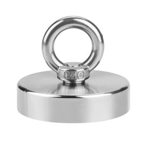 300kg 2 Aimant De Peche En Neodyme Fort A Force De Traction Double Face Recuperation Recherche De Detection De Tresor En Metal Fin Achat Vente Aimant De Soudure 300kg