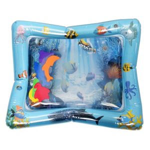 TAPIS DE JEU D 60x50cm - Tapis de jeu d'eau gonflable pour bébé, pour l'été, pour la plage, activité amusante, Stimulation