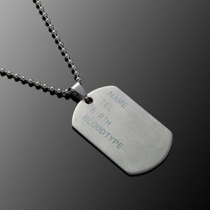 CHAINE Homme millitaire acier BOULES 55 cm neuf BIJOUTERIEJOLYBIJOUX