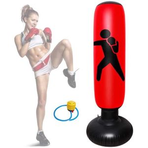 SAC DE FRAPPE Punching Ball Gonflable pour Adulte Enfants, Sac de Boxe Gonflable, Sacs de Frappe Lourds, Sac de Frappe Boxe sur Pied, Punching 231