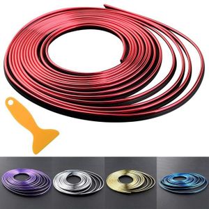 sourcing map 15m x 20mm Chrome Enjoliveur Moulage Porte Auto Garde Protecteur D/écoration