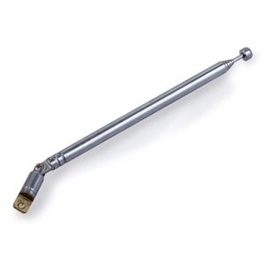 Yebobo Antenne telescopique pour Radio TV Design de 4 Sections 60cm 