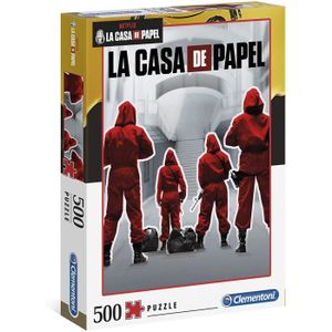PUZZLE Puzzle - CLEMENTONI - La Casa de papel - 500 pièces - Dessins animés et BD - Adulte