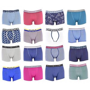 BOXER - SHORTY Boxer DIM Homme en coton stretch ultra Confort -Assortiment modèles photos selon arrivages- Pack de 3 Boxers Surprise