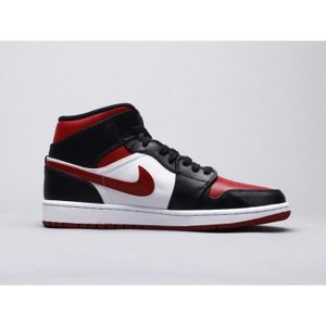 Jordan 1 mid noir et blanc - Cdiscount
