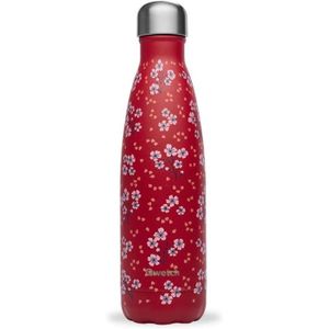 GOURDE Qwetch - Bouteille Isotherme Hanami Rouge 500ml - 